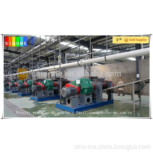 Creper with angled frame/Rubber sheeting machine/Creper